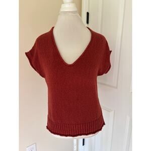 Evereve Small Sweater Stevie Pullover Orange
